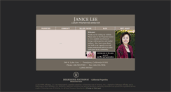 Desktop Screenshot of janicelee.com